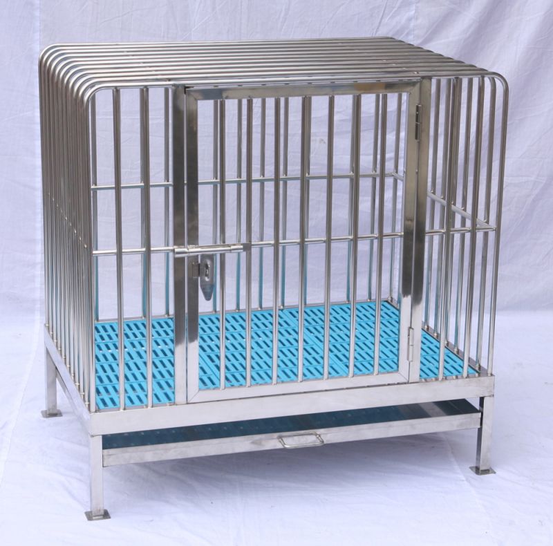 Fully Welded Stainless Steel Dog Cage DC3H