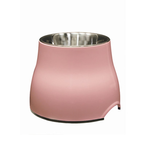 Dogit Elevated Dish with Stainless Steel Insert Small 300ml Pink