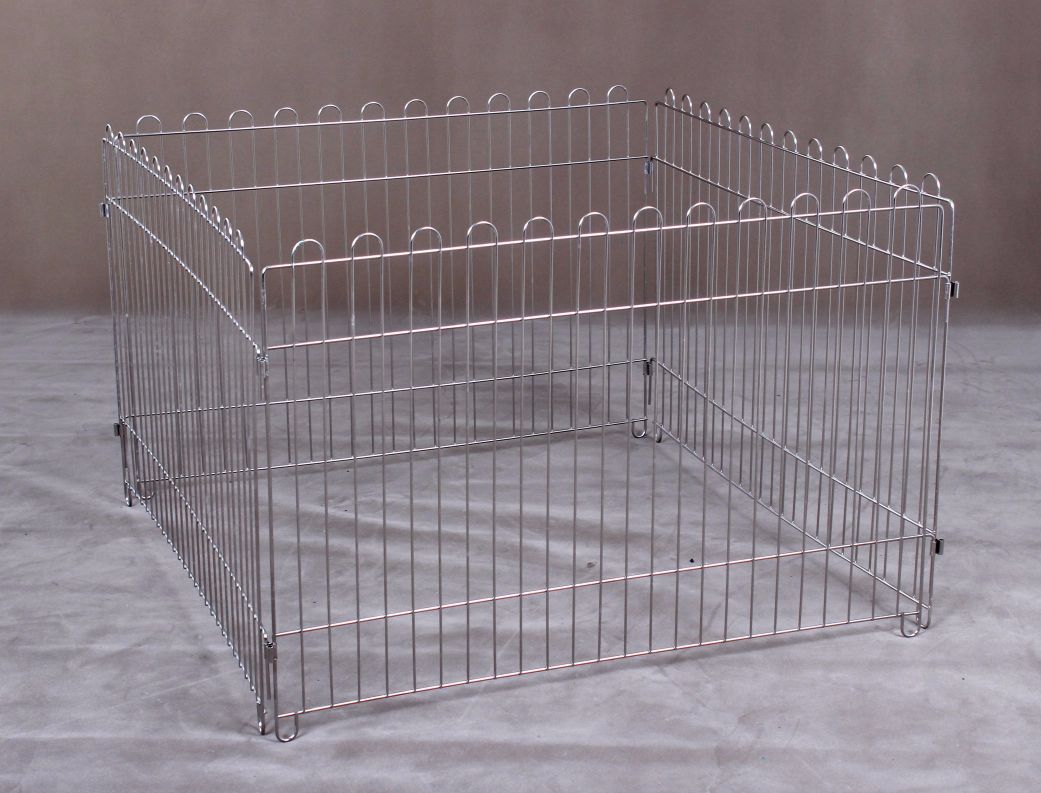 Stainless Steel Playpen S112 4 Pcs