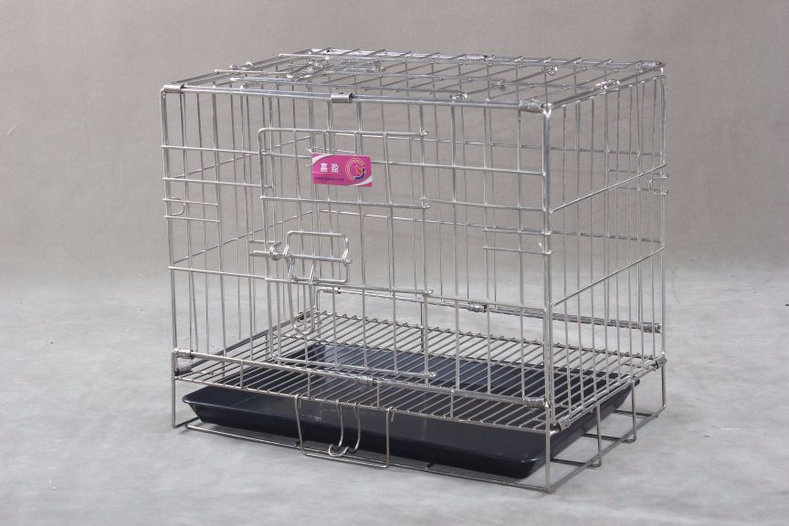 Collapsible Stainless Steel Pet Cage SC101