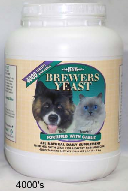 Brewers Yeast and Vitamin 4000 Tablets