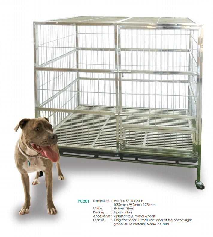 Stainless Steel Dog Cage PC201