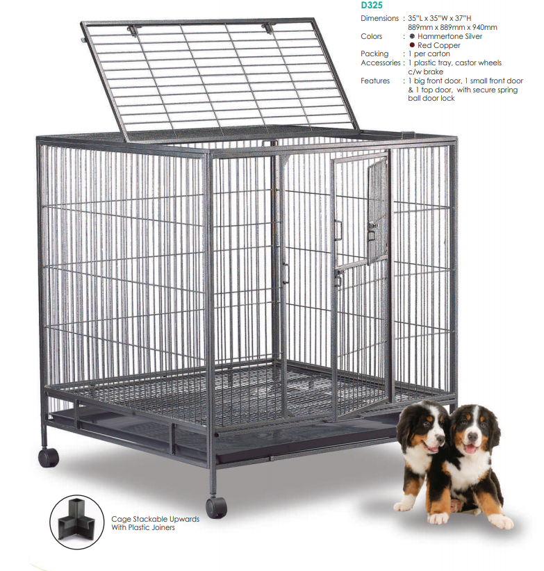 Steel Dog Cage D325