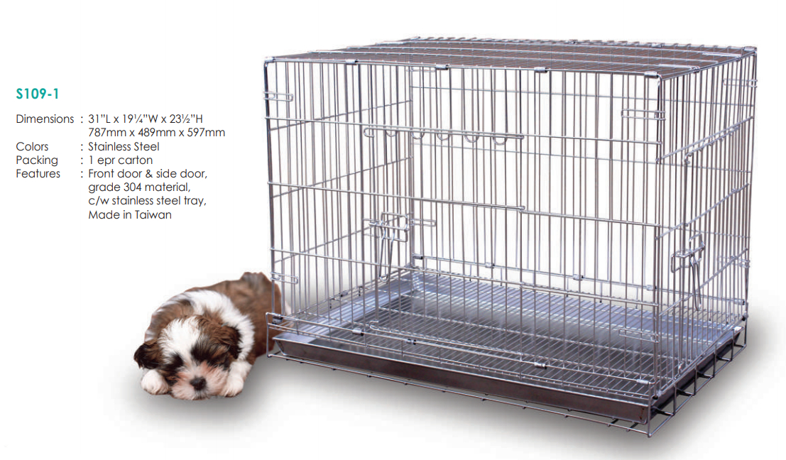 Stainless Steel Dog Cage S1091 (304 Material_